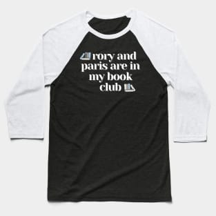 Rory and Paris Book Club with Books Baseball T-Shirt